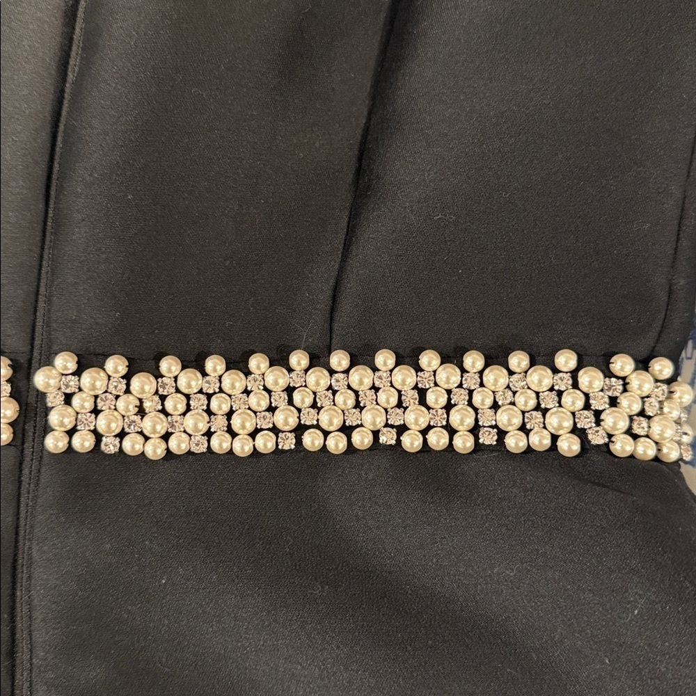 Kate Spade Pearl Crystal Mikado Dress - Picture 10 of 12